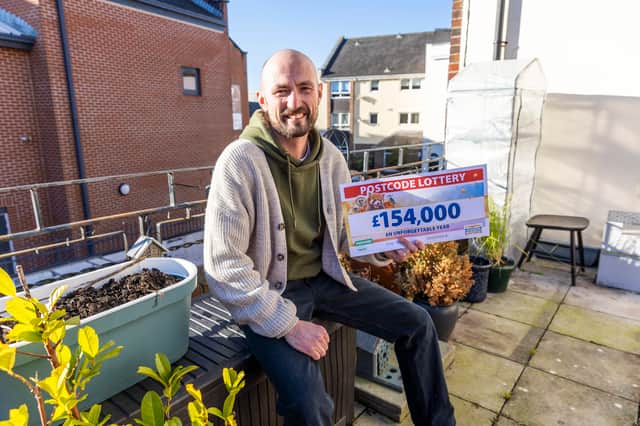Connor Ralls won £154,000 on People’s Postcode Lottery