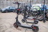 Illegal e-scooters and electric motorcycles at Silverlake Garage