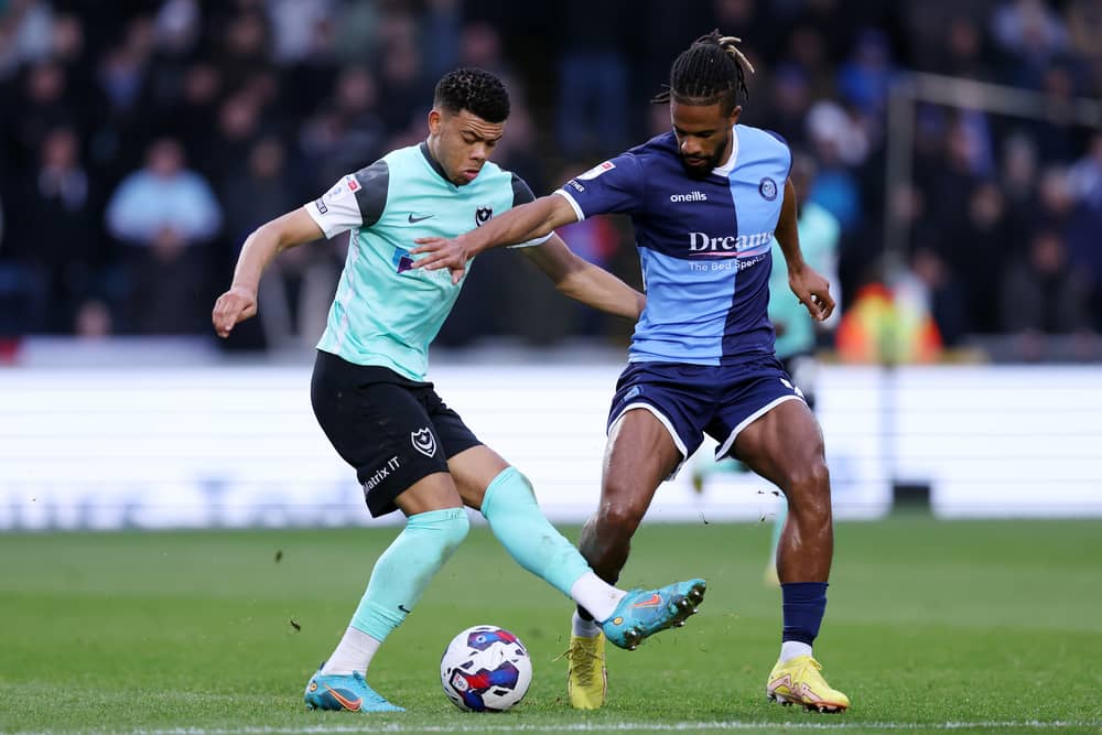 Dane Scarlett was at Pompey during the 2023/23 season. He's been playing for their Championship rivals this term. 
