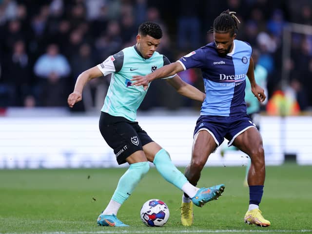 Dane Scarlett was at Pompey during the 2023/23 season. He's been playing for their Championship rivals this term. 