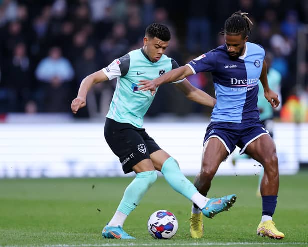 Dane Scarlett was at Pompey during the 2023/23 season. He's been playing for their Championship rivals this term. 