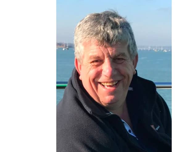 Alec Lumb, 63, from Gosport, died at Fratton Park on Saturday, January 18.