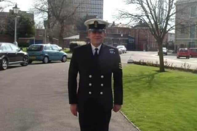 Alec spent 25 years serving in the Royal Navy.