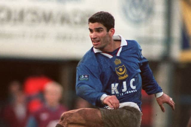 Craig Foster made 18 appearances for Pompey after arriving from Australia in 1997. Picture: Empics