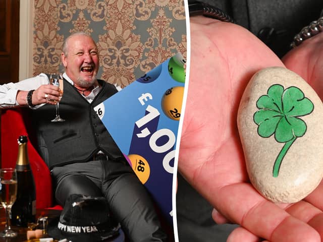 Lottery winner Andy Hornsby.