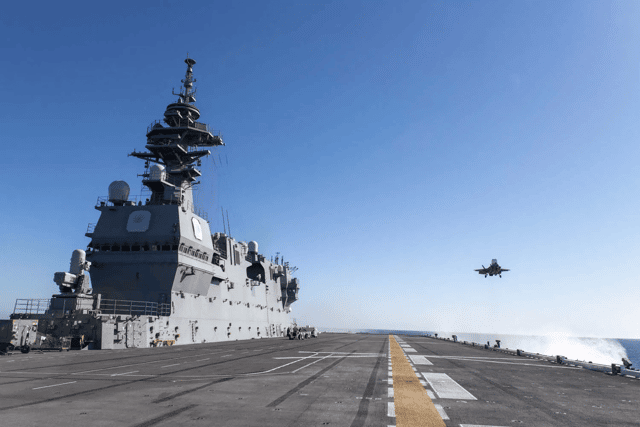 Royal Navy pilots are helping to train Japanese forces on how to fly F-35 Lighting fighter jets ahead of the HMS Prince of Wales deployment this Spring.