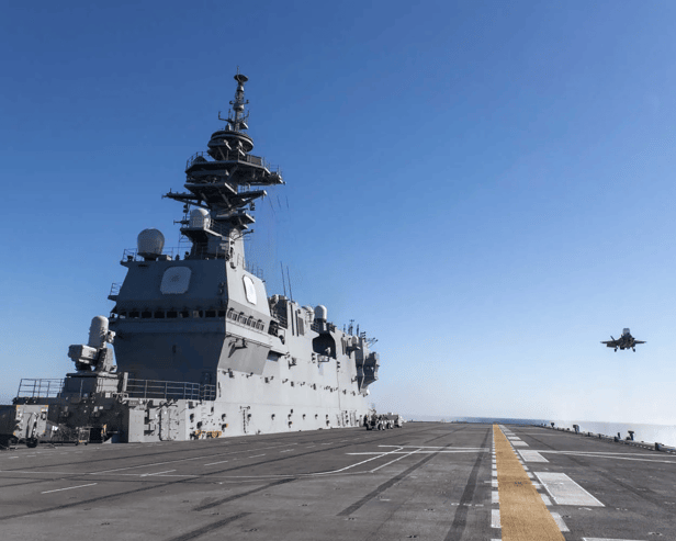 Royal Navy pilots are helping to train Japanese forces on how to fly F-35 Lighting fighter jets ahead of the HMS Prince of Wales deployment this Spring.