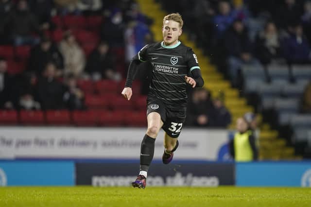 Paddy Lane could be left out of Pompey’s 25-man Football League squad due to his season-ending injury. Picture: Jason Brown/ProSportsImages