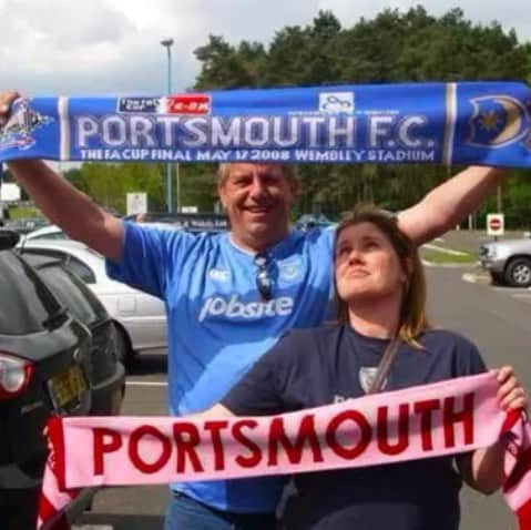 Alec and Sharon were both season ticket holders in the North Stand.