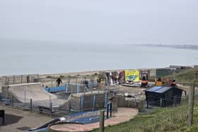 Work has begun to demolish the Lee-on-the-Solent after it was permanently closed due to being "unsafe".
