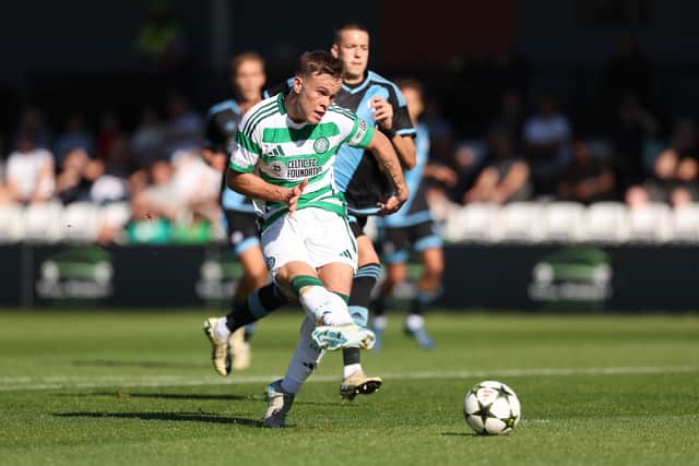 Pompey have been linked with free-scoring Celtic striker Daniel Cummings. Pic: Getty
