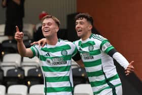 Celtic youngster Daniel Cummings, left, is reportedly on Pompey's wanted list