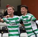 Celtic youngster Daniel Cummings, left, is reportedly on Pompey's wanted list