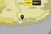 Portsmouth is set to hit with strong gusts this morning with a yellow weather warning in place.