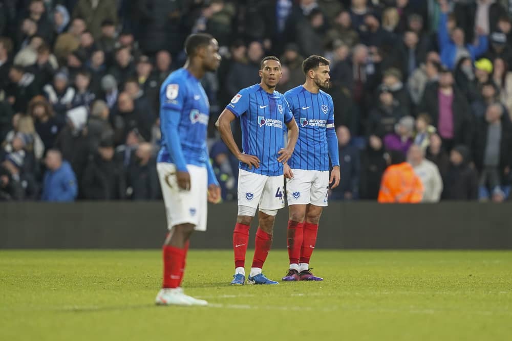 Pompey fell to an embarrassing 5-1 defeat at West Brom today. Pic: Jason Brown/ProSportsImages