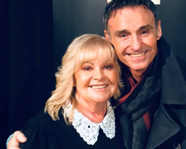 Sandie Edwards, 71, can't wait to see her heartthrob Marti Pellow after undergoing eye surgery.