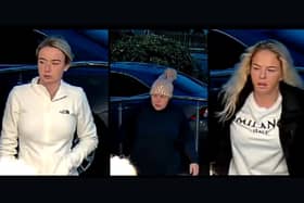 Police have released images of three women they would like to speak in relation to a shoplifting incident back in November.