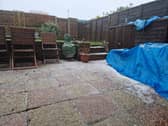 Hail and thunder and lightning hit Portsmouth and the surrounding areas on Monday, January 27.