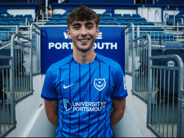 Hayden Matthews was Pompey's fourth new arrival of the January transfer window.