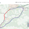 A3 Ham Barn Roundabout diversion route