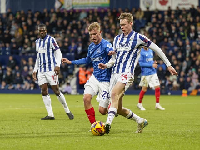 John Mousinho on why it was the 'perfect circumstances' for Thomas Waddingham's West Brom debut. Picture: Jason Brown/ProSportsImages