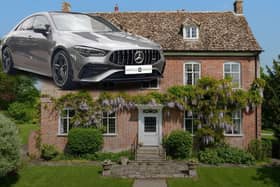 A £2.5 million mansion AND a posh new Mercedes... The clock's ticking