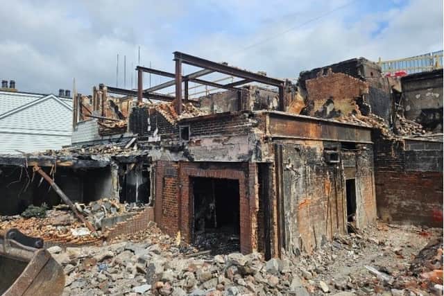 Plans have been put forward to rebuild the fire-damaged Osborne View pub in Hill Head