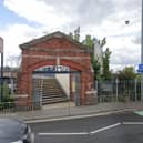 Footbridge linking Fratton Railway Station with Goldsmith Avenue