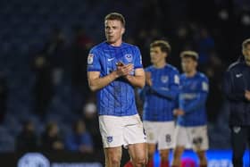 Pompey's Conor Shaughnessy has spoken about the talk of a bust-up with John Mousinho and his injury mental struggle. Pic: Jason Brown/ProSportsImages