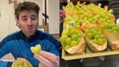 Carmie Sellitto tries Harrods £75 grapes.