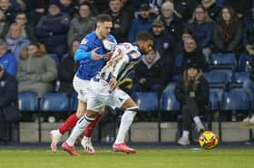 Jordan Williams collected a hamstring injury when introduced from the bench at West Brom. Picture: Jason Brown/ProSportsImages