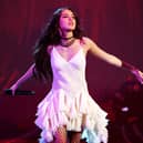 LAS VEGAS, NEVADA - APRIL 03: Olivia Rodrigo performs onstage during the 64th Annual GRAMMY Awards at MGM Grand Garden Arena on April 03, 2022 in Las Vegas, Nevada. (Photo by Rich Fury/Getty Images for The Recording Academy)