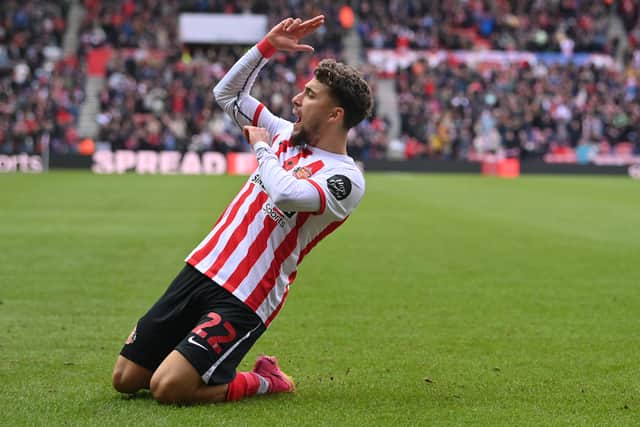 Pompey are closing in on a loan deal for Sunderland's Adil Aouchiche. Pic: Getty Images