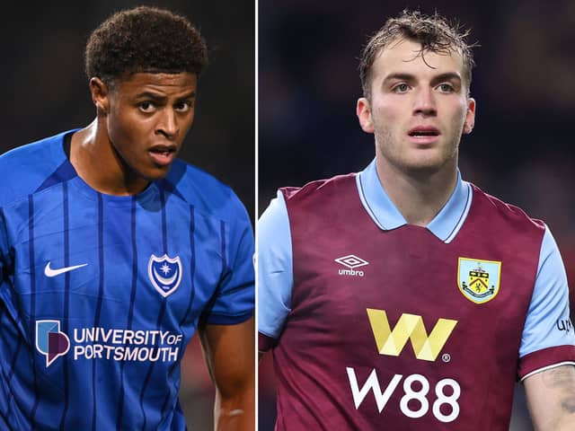Pompey striker Kusini Yengi is still a few weeks away from training. Jordan Beyer is a long-term absentee for Burnley. 