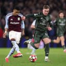 Daniel Cummings in Champions League action for Celtic at Aston Villa on Wednesday night