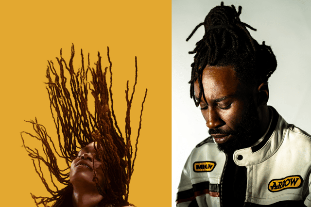 [L-R] Koffee and Kojey Radical are two of the four names announced in Boomtown 2025's second announcement.