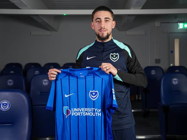 Adil Aouchiche has joined Pompey on loan until the end of the season