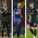 The futures of (left to right) Ryley Towler, Will Norris and Owen Moxon are under the spotlight at the transfer window's conclusion. 