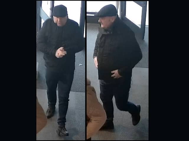 Police would like to speak to this man who they believe will be able to help them with an investigation into stolen North Face jackets.