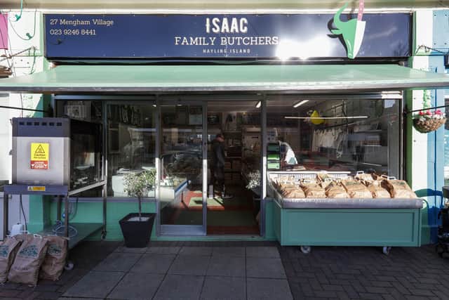 Isaac Family Butchers in Mengham Road, Hayling Island, has been rebranded.

Picture: Chris Moorhouse (250125-20)