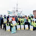 Dockyard workers who work for Serco Maritime were on strike on Monday, February 3, 2025. After being left in dark about the afloat services contract, many of them are scared for their jobs.