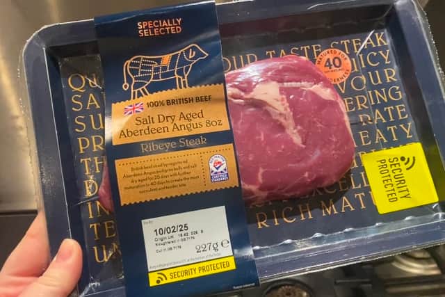 ‘I tried Aldi’s brand-new ‘first-of-its-kind’ steak range but I was a little disappointed’ (Photo: Holly Allton)
