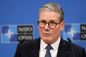 Prime Minister Sir Keir Starmer has called for greater EU operation to combat Russia. Pictured is the politician speaking at a press conference with NATO Secretary General Mark Rutte at NATO Headquarters in Brussels, Belgium. Picture date: Monday February 3, 2025. Pictured: Omar Havana/PA Wire