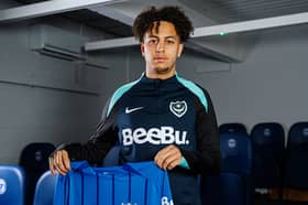 Kaide Gordon has joined Pompey on loan for the rest of the season. Picture: Portsmouth FC
