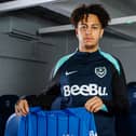 Kaide Gordon has joined Pompey on loan for the rest of the season. Picture: Portsmouth FC
