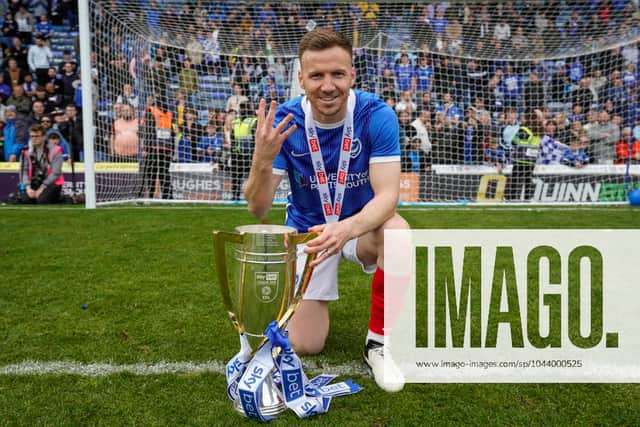 Lee Evans arrived as a Pompey free agent last season.