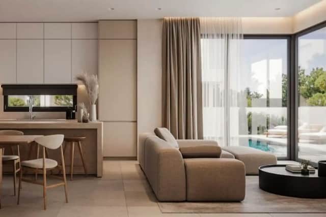 It's decorated in a clean, modern style