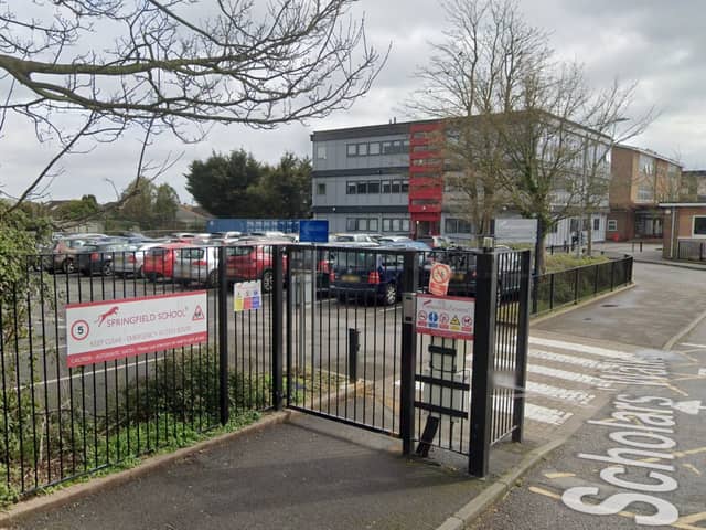 An event is being held at Springfield School, Drayton, to discuss proposals for a new campus which will see the rebuild of the existing school. 