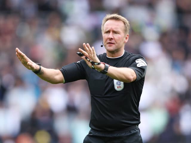 Oliver Langford will oversee the EFL Championship match between Sheffield United and Portsmouth. 