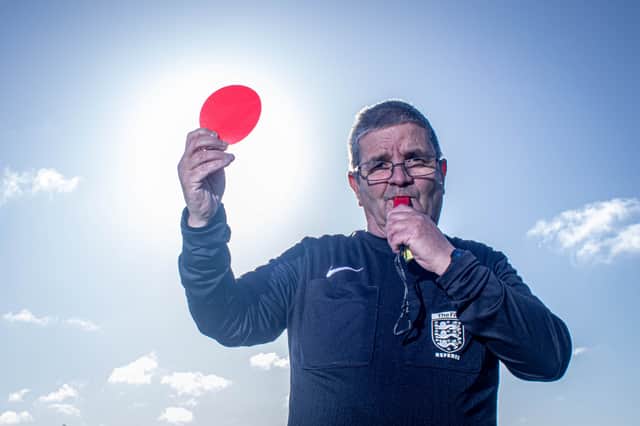 Adrian 'Bunny' Redding is approach 26 years as a Pompey referee. Picture: Habibur Rahman